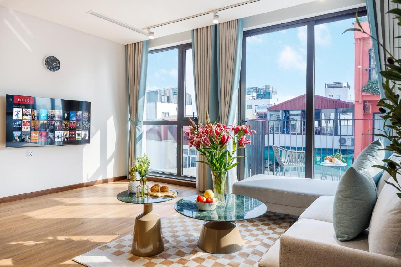 هانوي Margaery Boutique Apartment & Skyon9 Rooftop Bar المظهر الخارجي الصورة